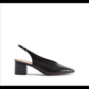 Schutz Black Slingback Pump